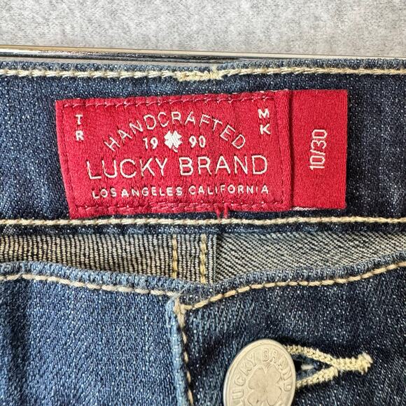Lucky Brand Jeans Sienna Cigarette Womens Size 10 Distressed Boho Y2K Grunge - Picture 2 of 16
